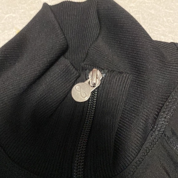 Zip Front Jacket - Cherokee Infinity - Antimicrobial 2391A Sz XS black - Picture 6 of 16